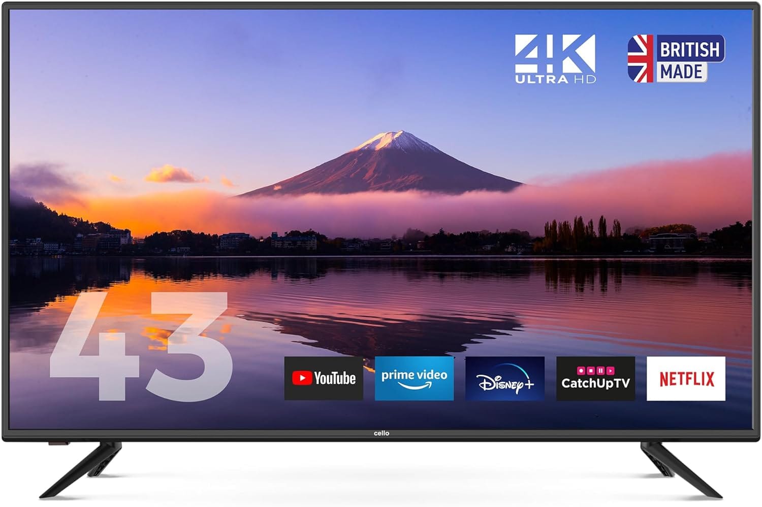 43" 4k smart tv
